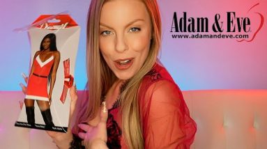 Adam And Eve XXXMAS LINGERIE TRY ON and TOY HAUL!!
